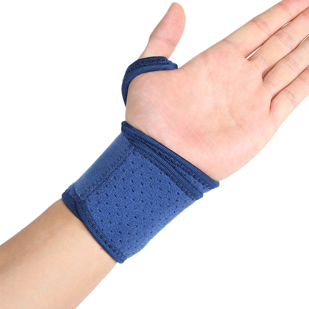 Navy Blue Wrist Support Universal Concise Comfortable Easy To Carry Prevent Sprained Wrist Protector Effectively Relieve Pain