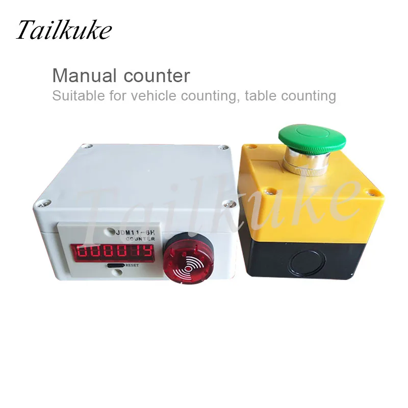 

Hand Press Electronic Digital Display Counter Car Car Workbench Statistics Manual Counting Manual Counter Has Sound