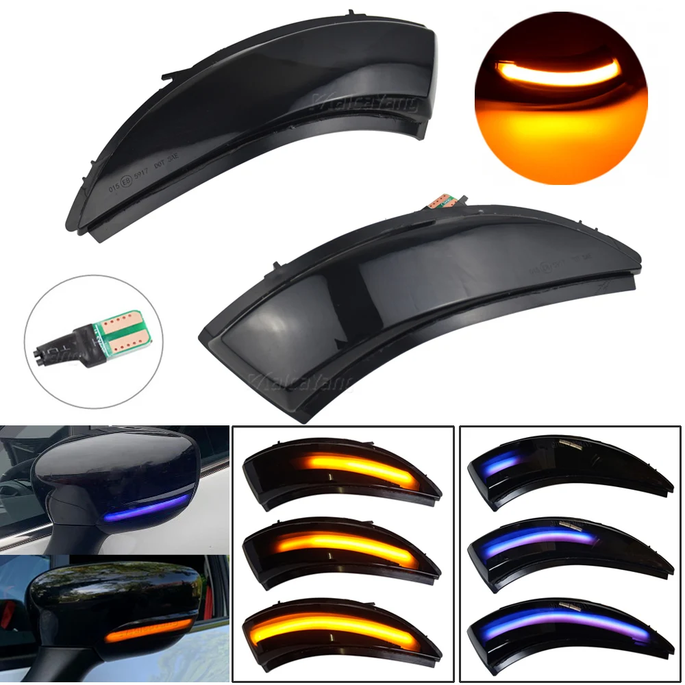 

Dynamic Blinker for Renault KAPTUR CAPTUR J5 H5 Clio IV MK4 4 Lutecia Grandtour LED Turn Signal 2013 2014 2015 2016 light
