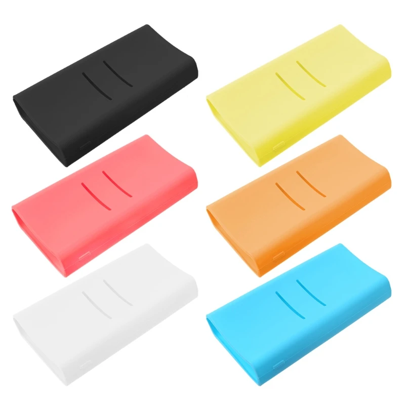 1pc 안티 슬립 실리콘 보호 케이스 커버 xiaomi mi 2C 20000mAh 보조베터리