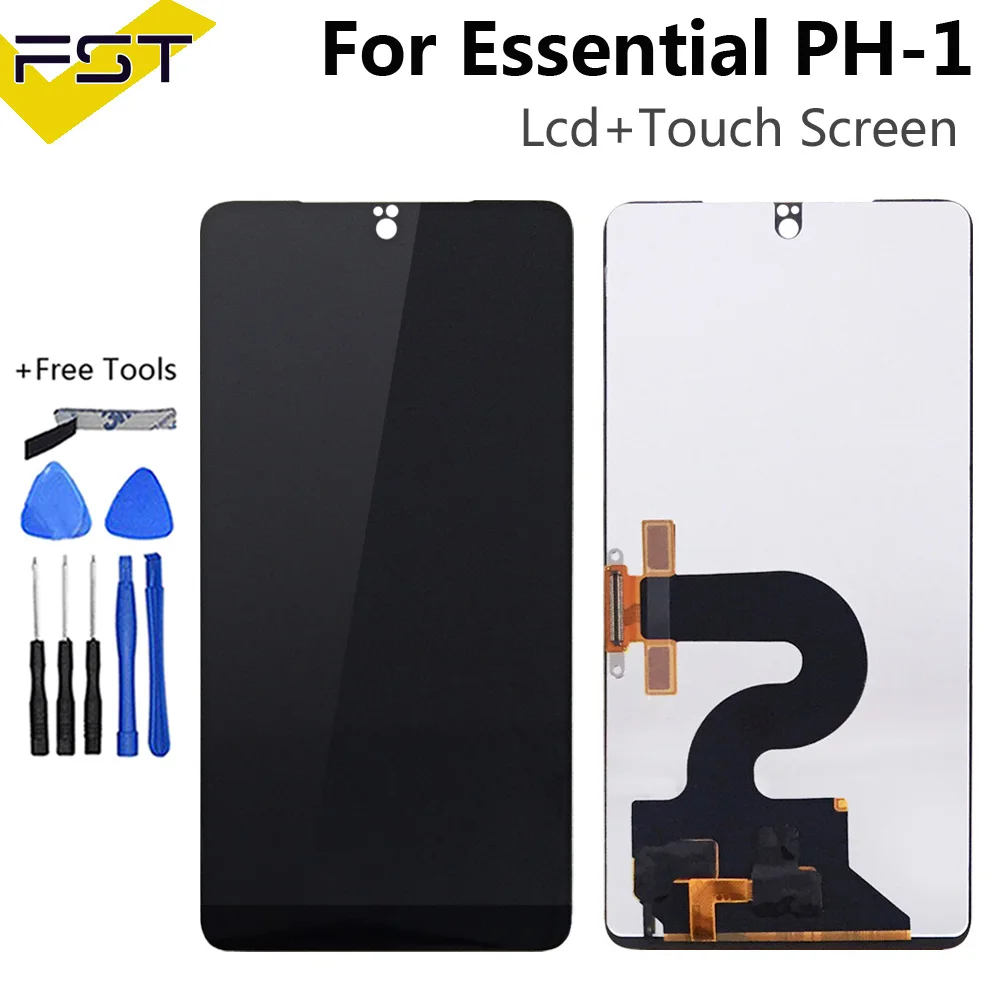 

1312*2560 для Essential PH-1 ЖК-дисплей и сенсорный экран 5,7 дюйма в сборе с дигитайзером для телефона Essential Telefoon PH-1 + инструменты + ленты