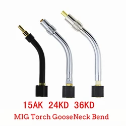 CO2-Schweißgerät/Schweißwerkzeuge Zubehör Binzel 15AK/24KD/36KD MAG MIG Schweißbrenner Schweißpistole Schwanenhalsbiegung