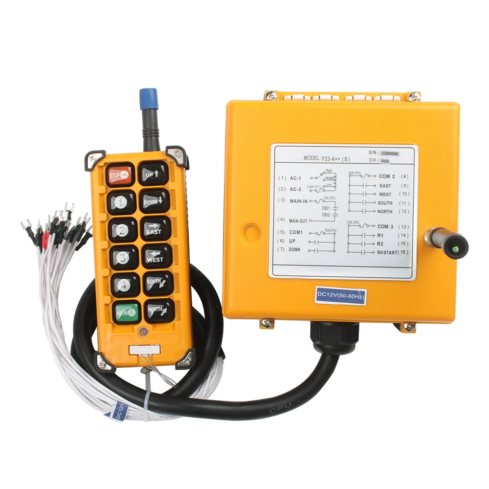 F23-BB A++S Industrial Wireless Radio remote controller switch speed control Hoist Crane Control Lift Crane 8/10 channels