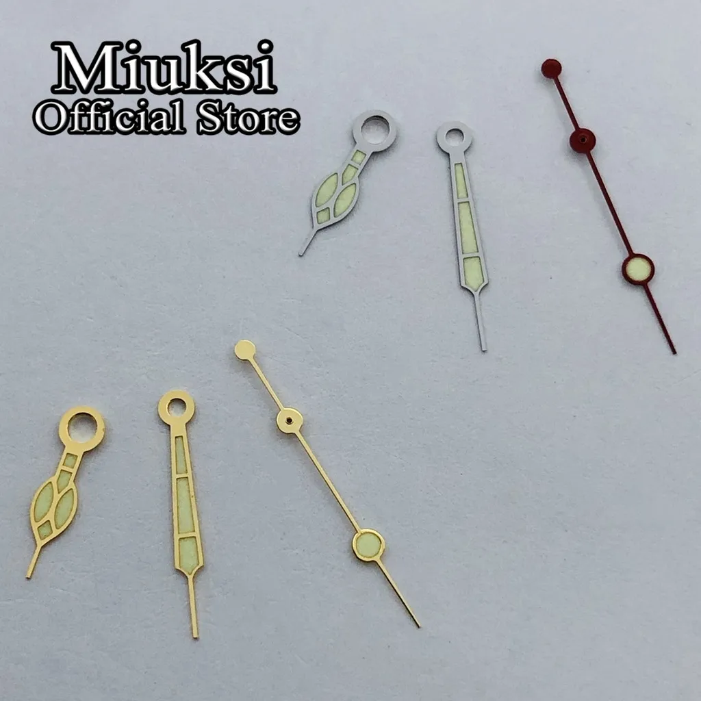 

Miuksi silver gold hands green luminous fit Miyota 8205 8215 821A Mingzhu DG2813 3804 Seagull ST1612 movement