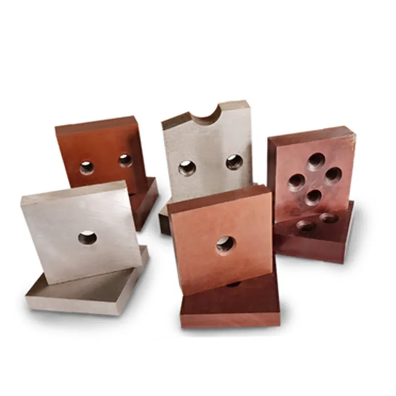 Reinforcing steel cutter blade 40 / 50 type off cutting angle iron blade highly processed crusher shaped blade cutter tool
