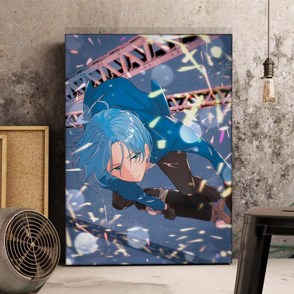 WTQ Japanese Anime Canvas Painting SK8 The Infinity Anime Posters Wall Decor Retro Poster Wall Art Picture Room Decor Home Decor