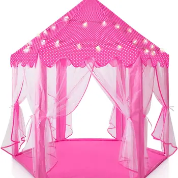 Portable children&#x27;s toy tepee ball pool princess girl castle play house children&#x27;s small house folding play tent baby beach tent