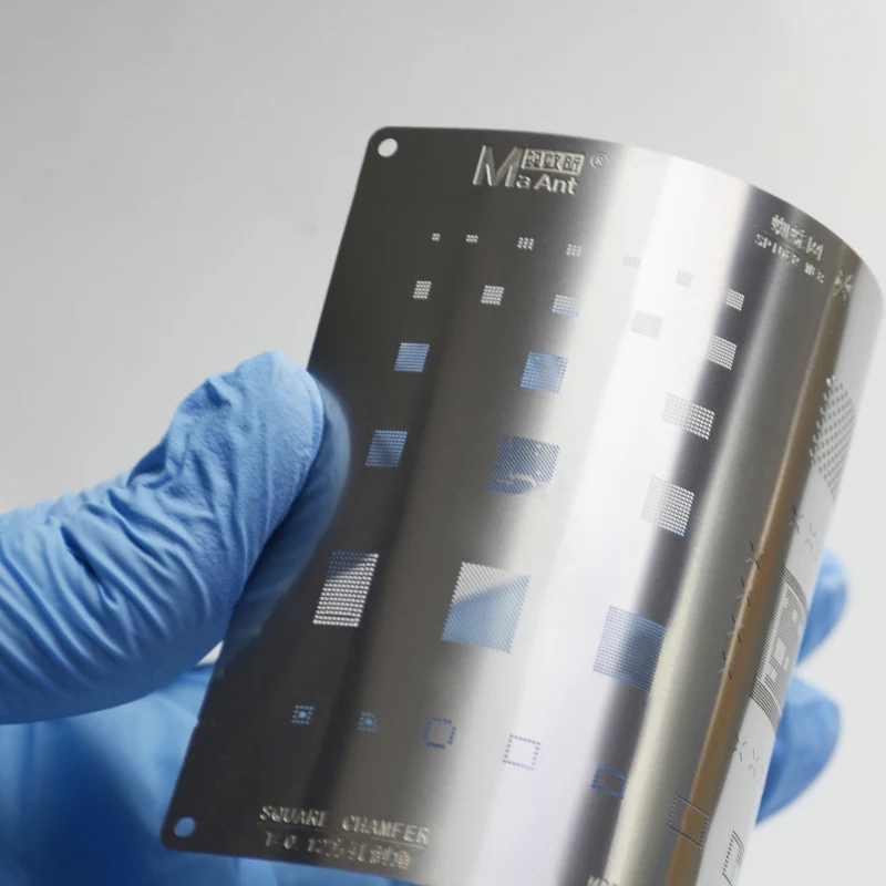 BGA Reballing Stencil Kit สำหรับ IPhone12/12Pro Max/11/11Pro/XS/XS MAX/XR/X/8P/8/7P/7/6SP/5C CPU ชิป IC ดีบุกปลูก Soldering สุทธิ