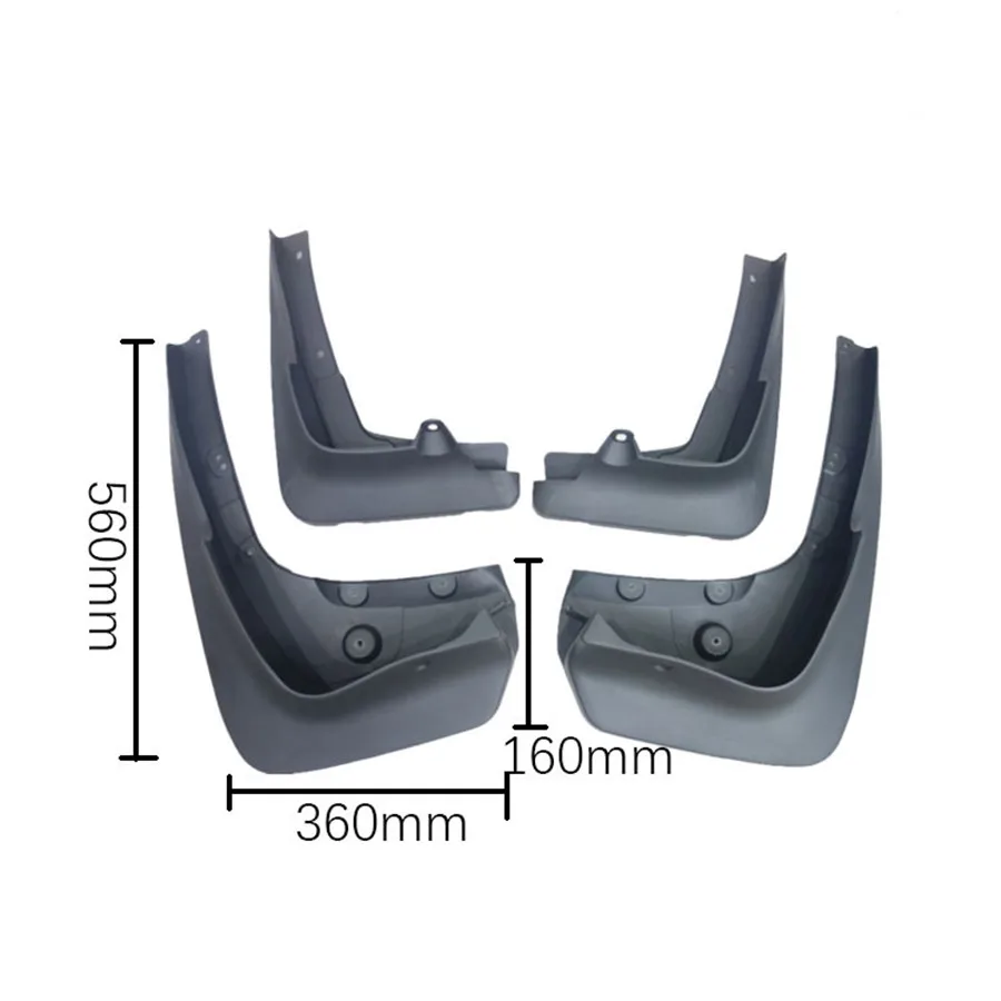 4pcs Car Mudguards Mud Flaps For BMW X6 F16 2015 - 2019 Mudflaps Splash Guards Wheel Mud Fenders Mud guards Styline Accessories