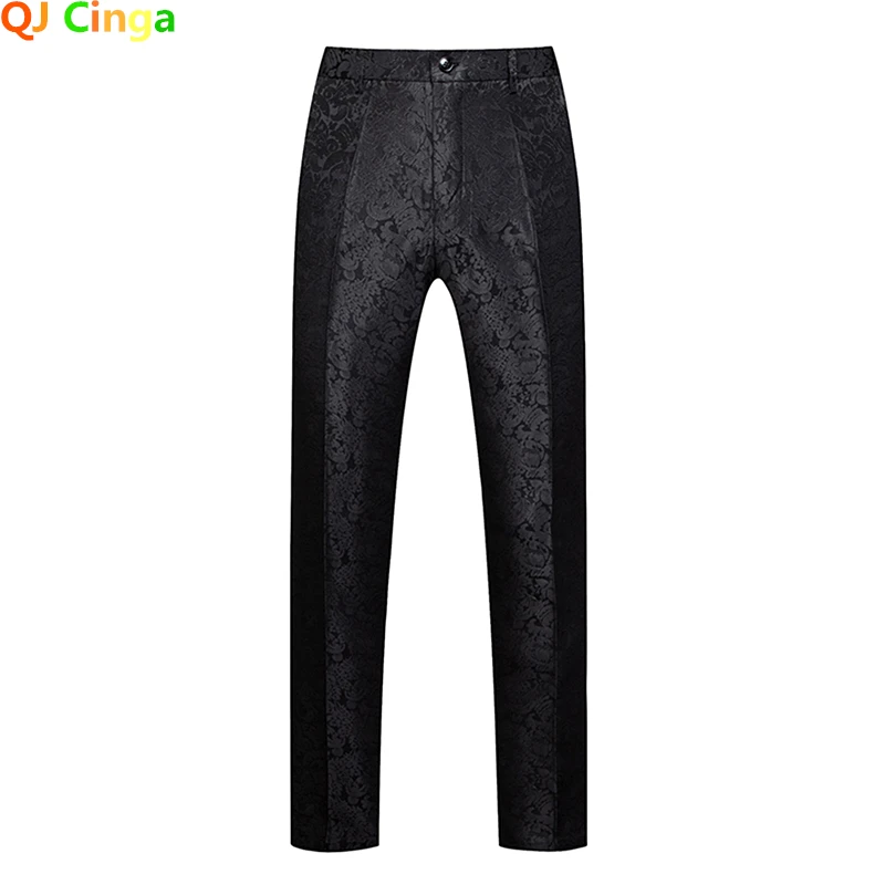 Blue Men Suit Pants, Business Office Trousers, White Black Red Pantalones Hombre Wedding Party Dress Pants Big Size Slacks S-6XL