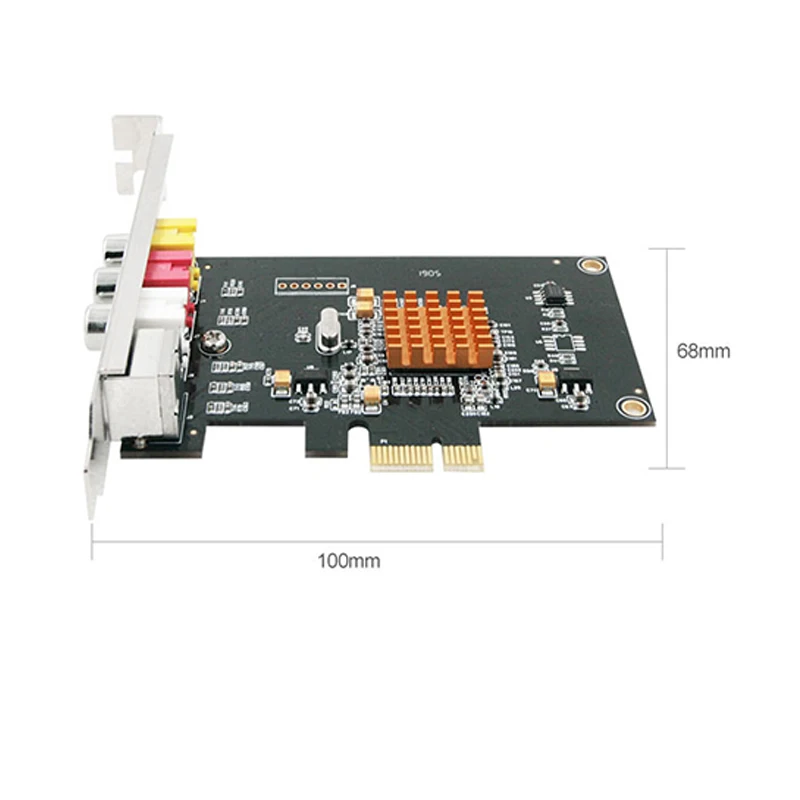 LX725 SD 768x576 Video Capture Card With SDK DV Camera TV Box  Magnetic Tape PCI-E Converter Support Windows XP 7 8 10