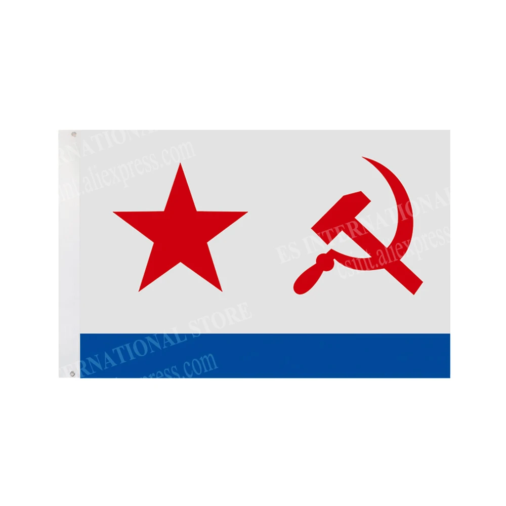 USSR CCCP Navy Flag Soviet Russia National Polyester Banner Flying 90* 150cm  All Over The World Worldwide Outdoor Decoration