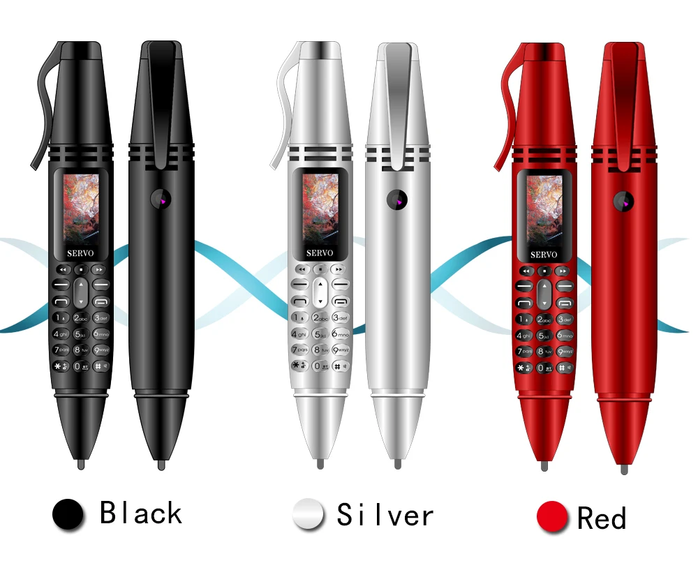 AK007 Mini Portable Pocket Flashlight Pen Miniature Bluetooth Dialer MP3 Earphone Mobile Unicom Backup Small Mobile Phone