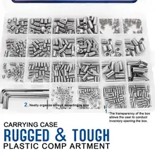 666pcs Hexagon Socket Flat Screws Set #2