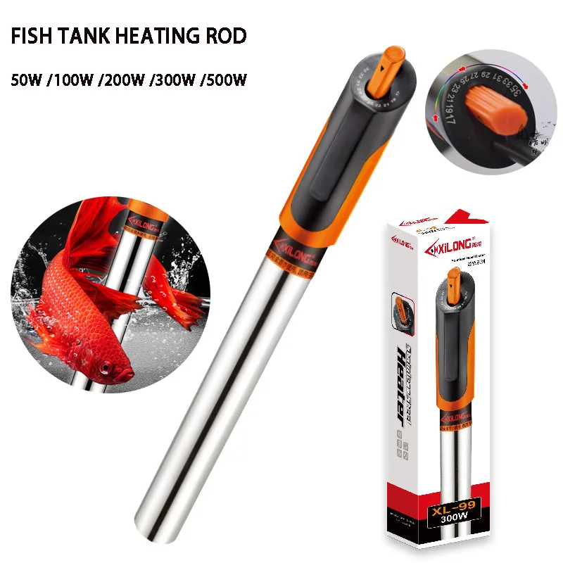 

Stainless steel diving aquarium fish tank automatic constant temperature heating rod fish tank energy-saving heater 220V / 50Hz