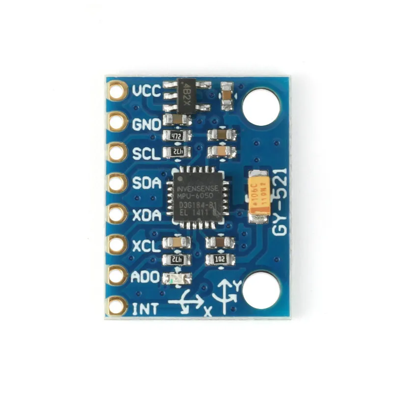 GY-521 GY521 GY 521 MPU-6050 MPU6050 MPU 6050 Module 3 Axis Analog Gyro Sensors + Accelerometer for arduino DIY KIT