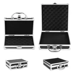 Aluminum Alloy Toolbox Storage Case, Portable Tool Case, Travel Luggage Organizer, Safety Alloy Toolbox, High Quality