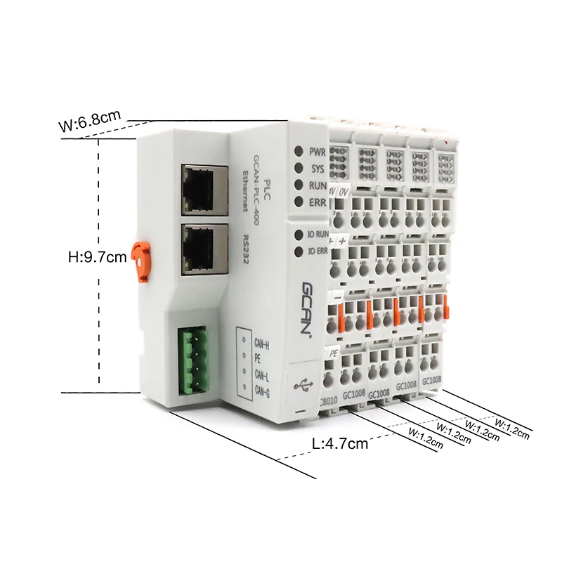 GCAN PLC ПЛК Automation System Programmable Logic Controller With Software For Emotion Control  Industrial  Automatización