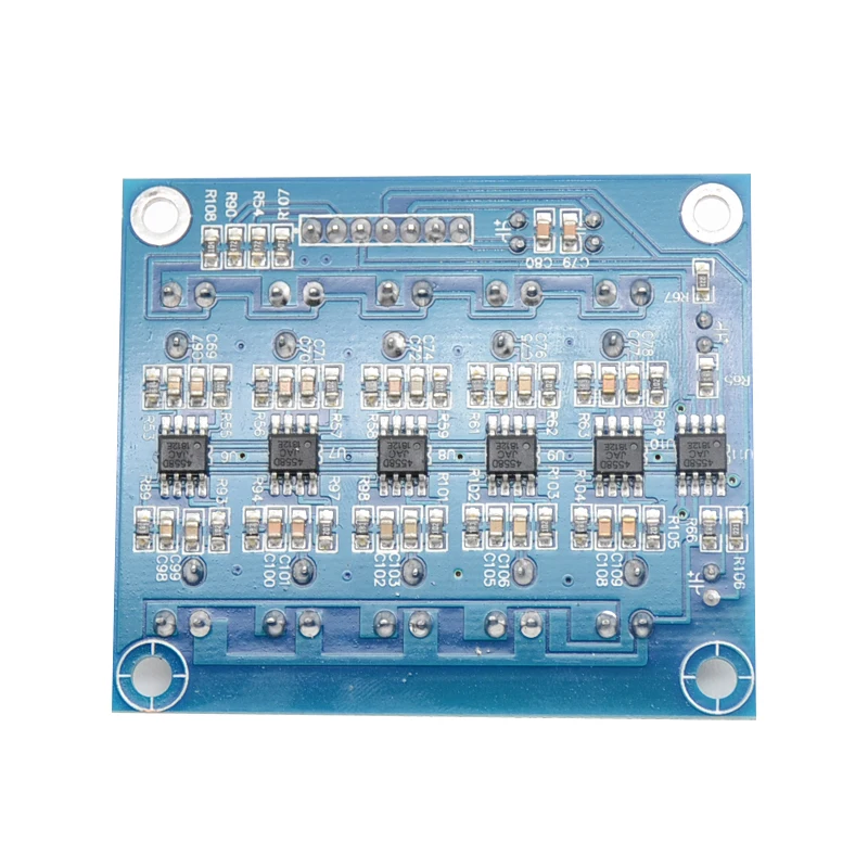 5/10/15 Band Stereo EQ Equalizer Board 2.0Channel Preamplifier Tone Adjustable Preamp module