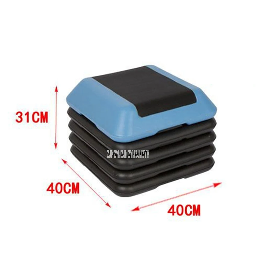 Multi-Layer Adjustable Aerobic Step Home Gym Exercise Board Mini Fitness Body Step Pedal 200kg Bearing Indoor Fitness Equipment