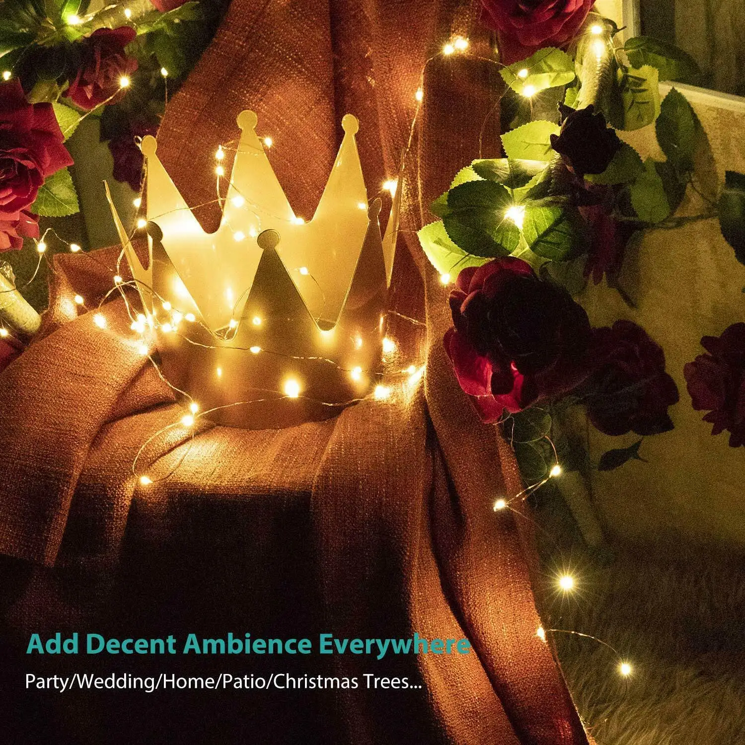 Thuis Koperdraad DC5V Led String Lights Usb Power Fairy Verlichting Met Afstandsbediening (8 Modi) wit Warm Wit Rgb Blauw String Lights