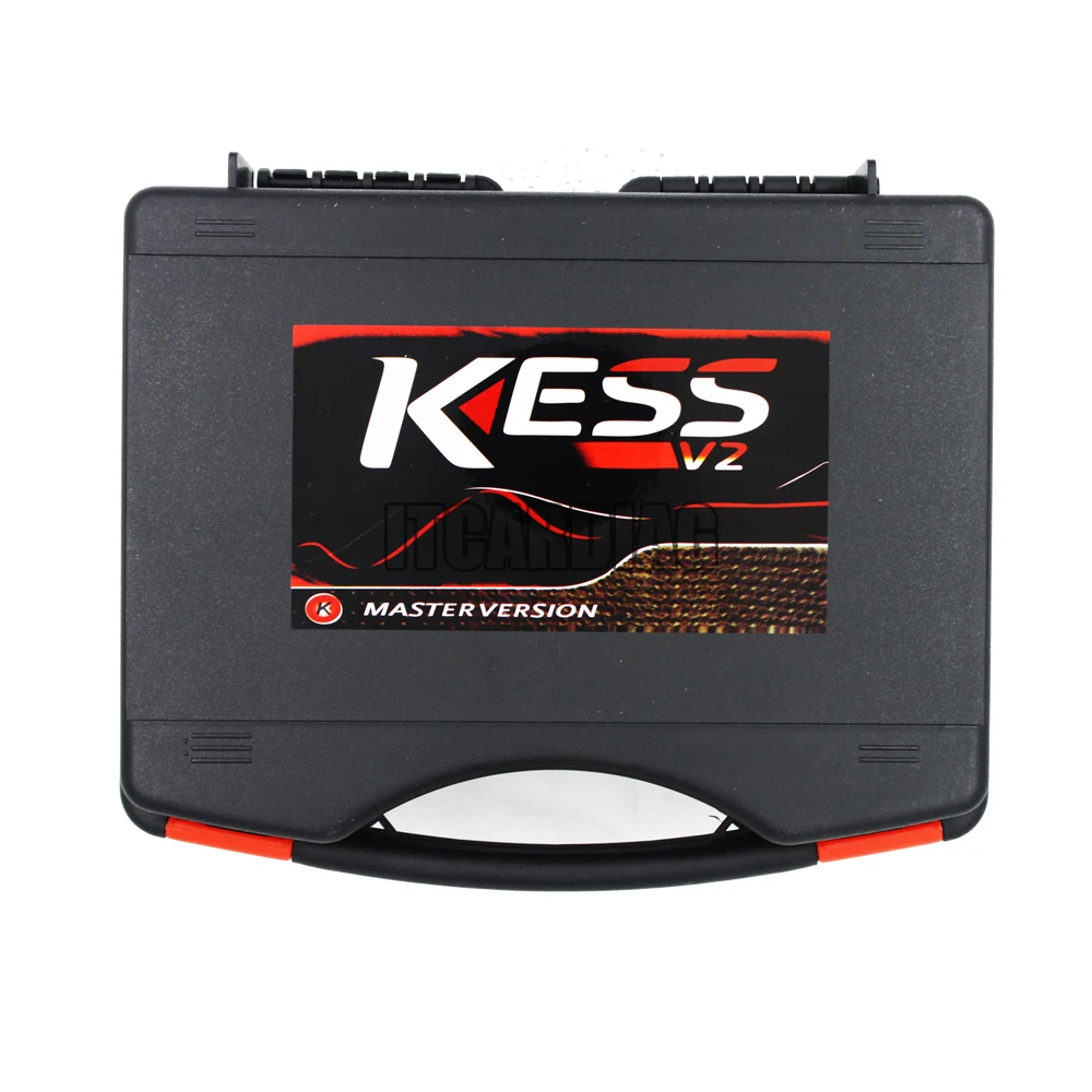 For Ktag V7.020 KESS V2.8 V2 V5.017 SW V2.25 v2.47 4 LED BDM Frame 22pcs Adapters K-TAG ECU Programmer with Toolbox