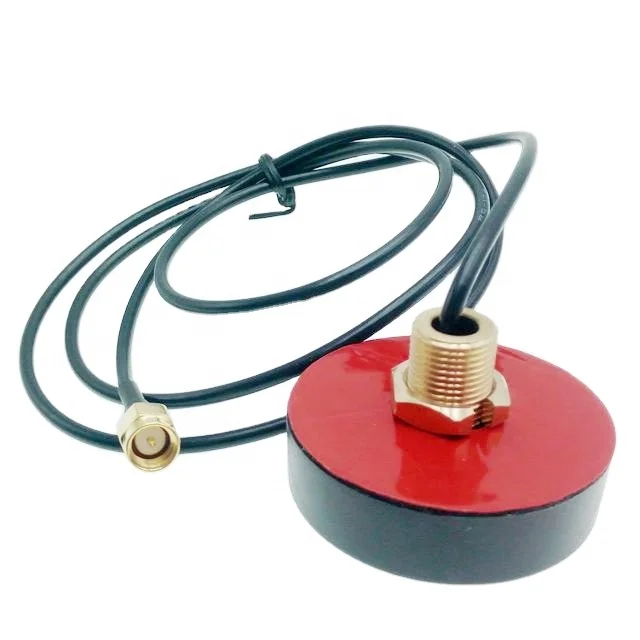 

3dbi 4g screw mounting black puck antenna with 2m cable and sma male connector