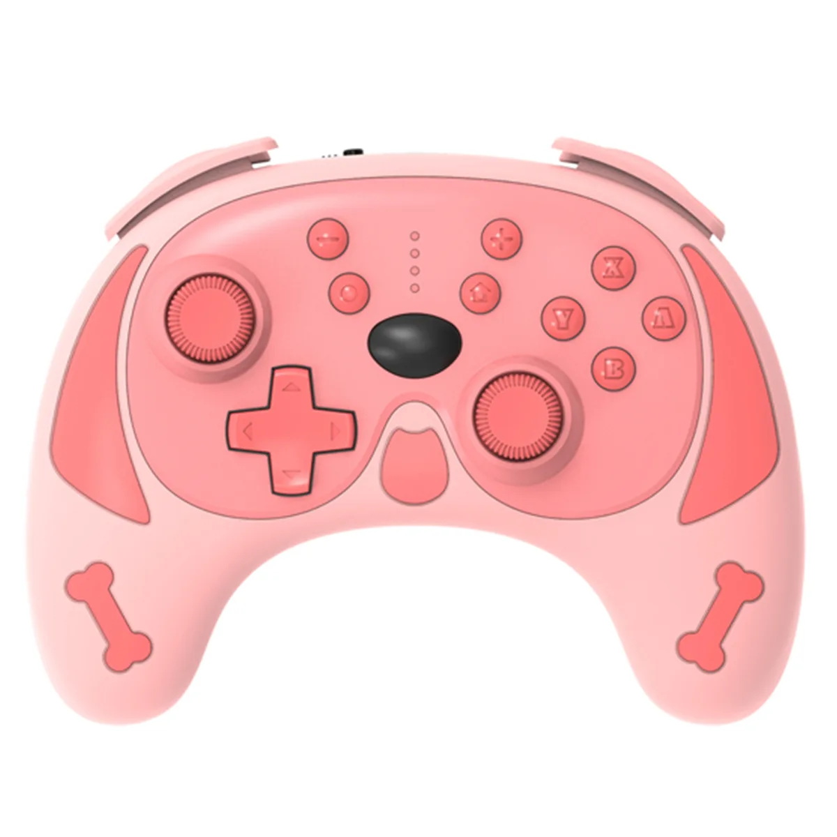 For Switch Pro Wireless Game Controller Cute Dog Shaped Bluetooth Gamepad with 6-Axis Gyro Dual Motor Vibration wake up