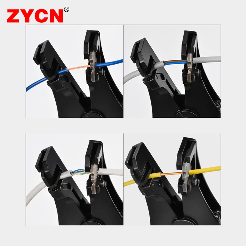 Automatic Wire Stripper HS700A/B Crimping Pliers Terminal 0.25-6MM² Network Cable Clamp Cutter