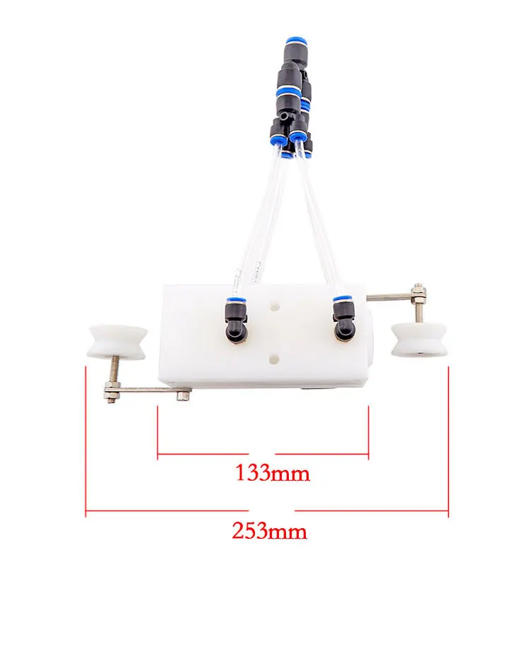 Extruder three - section blower wire and cable blower blower nozzle blowing line high-pressure round hole