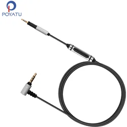 POYATU HD400S Cables for Sennheiser HD400S HD450BT Cords Headphone Cable HD 400S HD 450BT Cable With Mic Volume Control Remote