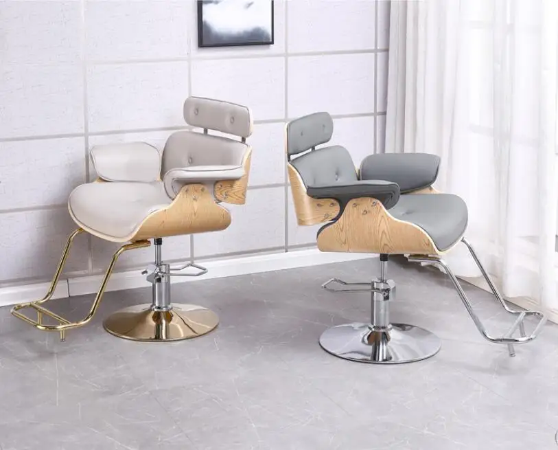 Netto Rode Stoel Kapsalon Kapper Stoel Kapsalon Gewijd Schoonheid Kruk