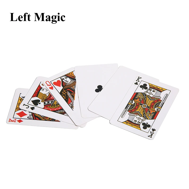 Six Cards Infection Magic Tricks Close Up Magic Props Professional Card Trick GimmickToys Accessories Comedy