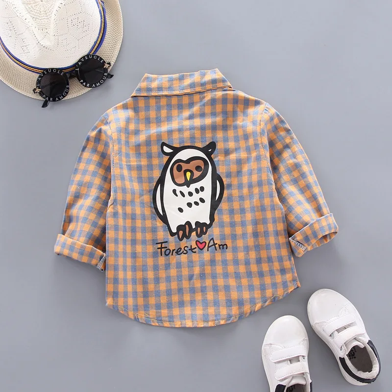 IENENS Kids Boys Gentlemen Shirt Tops Clothes Children Baby Boy Formal Cotton Top T-shirt Clothing Blouse Infant Shirts