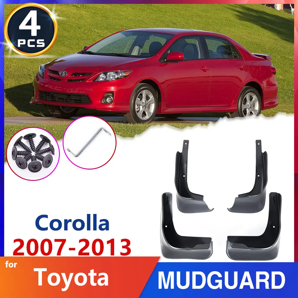 

Автомобильные брызговики для Toyota Corolla Altis E140 2007 ~ 2013 2008, брызговики, брызговики, аксессуары, наклейки