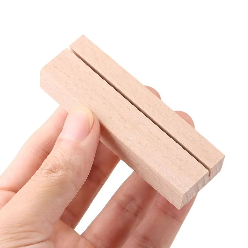 Wood Paper Clamp Picture Cards Display Stand Desktop Decoration Table Numbers Holder Clamps Stand Place Card Photos Clips