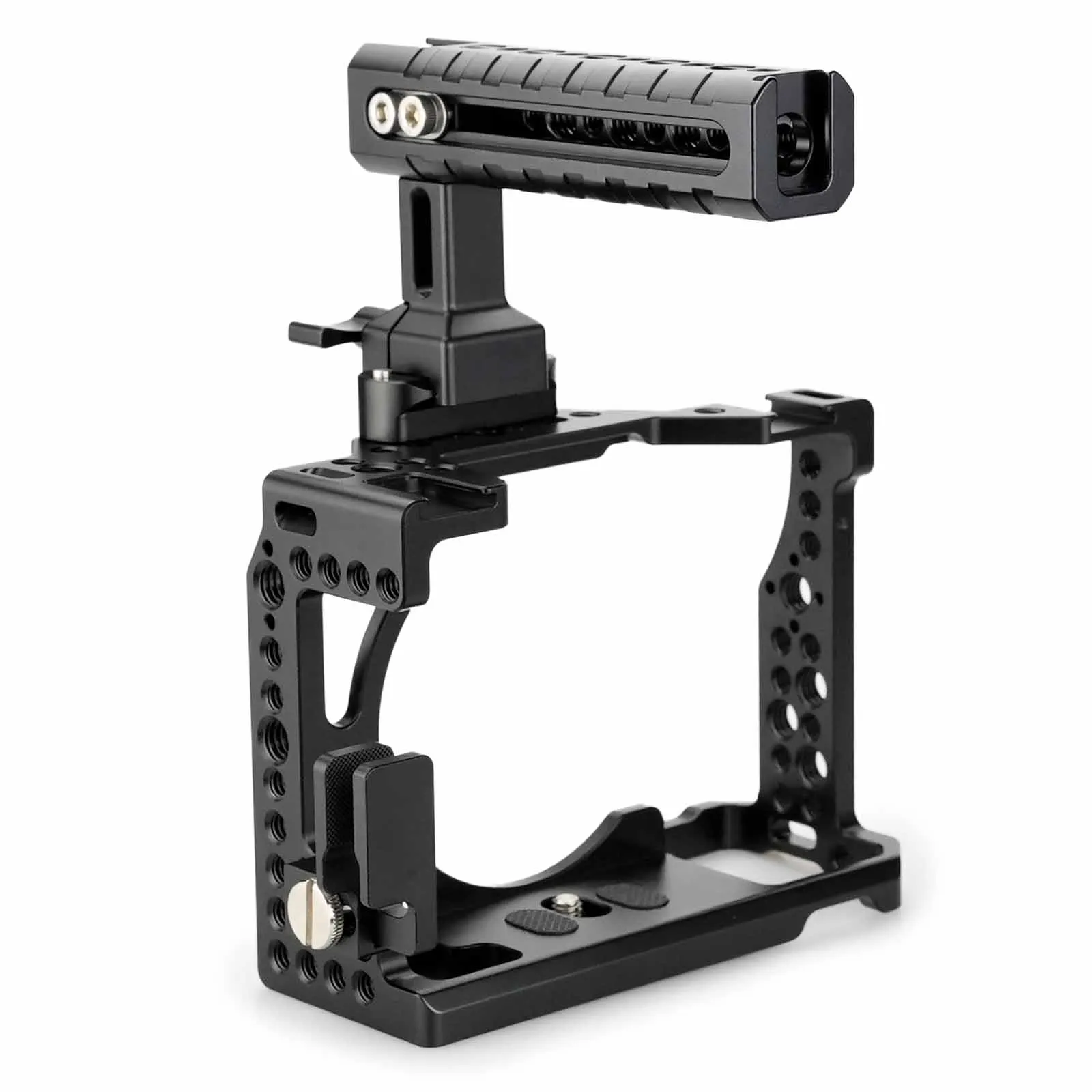 MAGICRIG DSLR Camera Cage with NATO Handle & HDMI-compatible Cable Clamp For Sony A7RIII A7RII A7II A7III A7SII DSLR Cage Kit