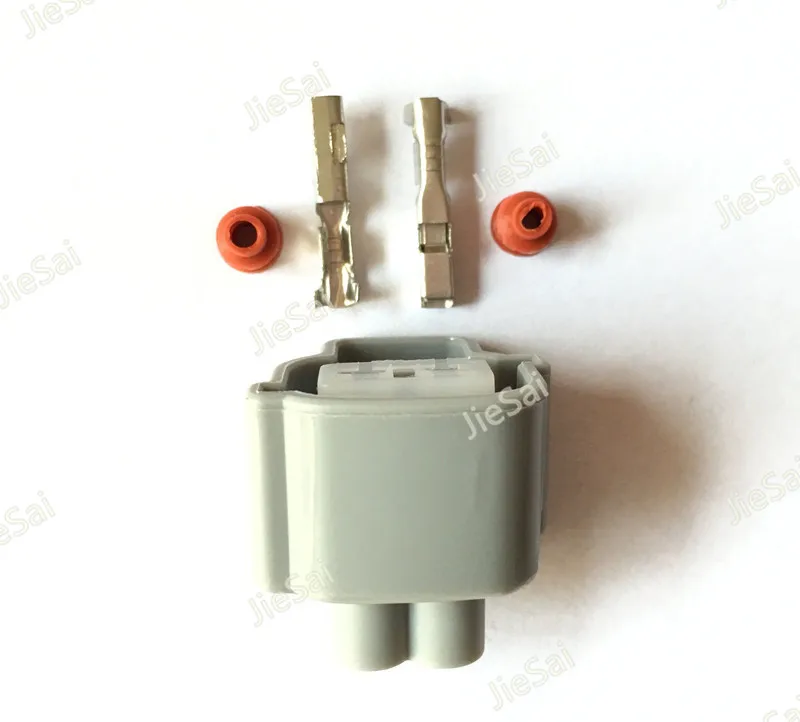 2 Pin Automotive Fog Lamp Plug Female Harness Sumitomo Connector With Terminals And Rubber Seals