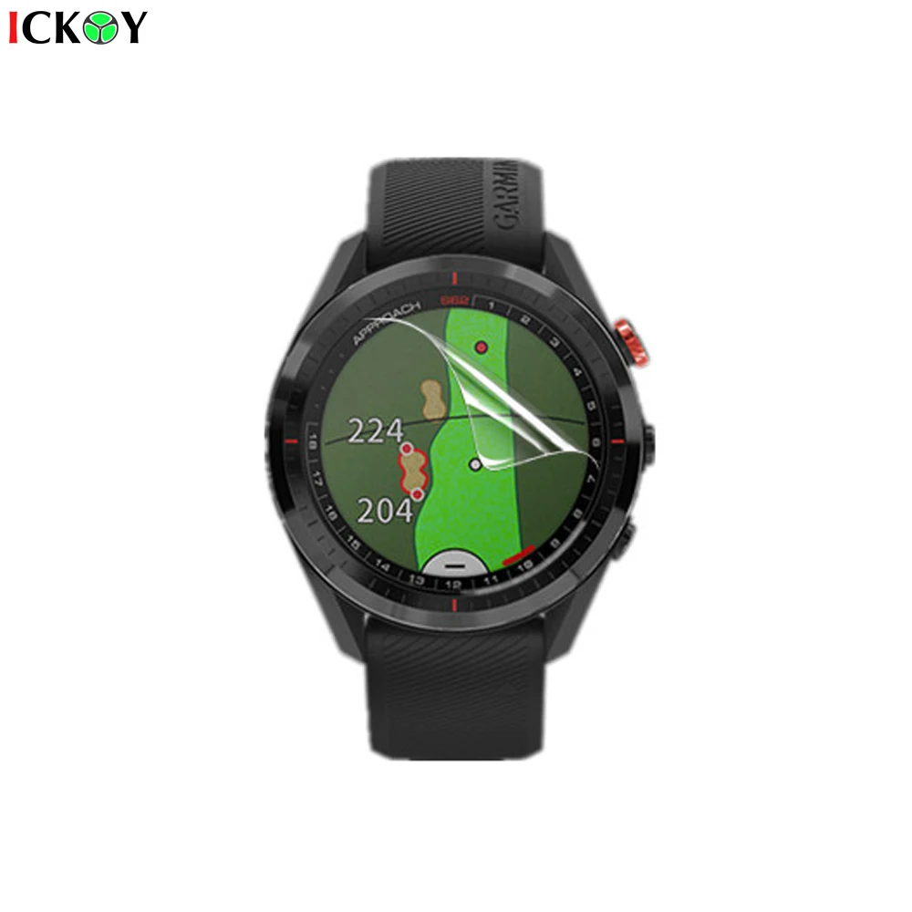 2pcs Clear LCD Screen Protector Shield Film for Garmin Approach S62 Smartwatch Accessories