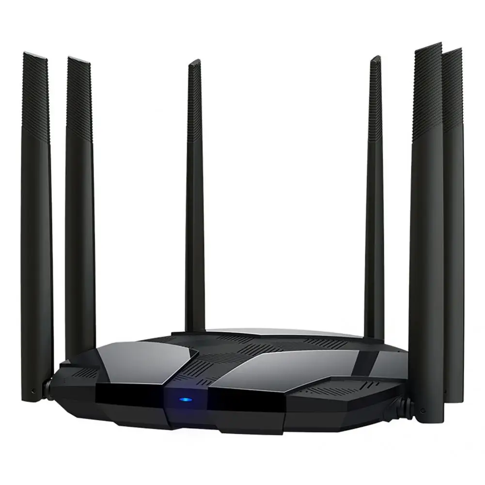 น้ำหนักเบาปฏิบัติ2.4G 5G 1200Mbps Barrier-ฟรี WiFi Router ไร้สายที่มีประสิทธิภาพ Router Shock-Proof คอมพิวเตอร์อุปกรณ์เสริม