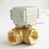 3/4'' Proportionalventil 3-Wege DC9-24V Steuersignal 0-5V 0-10V oder 4-20mA zur Wassermodulation, Metallgetriebe IP67-Schutz 2