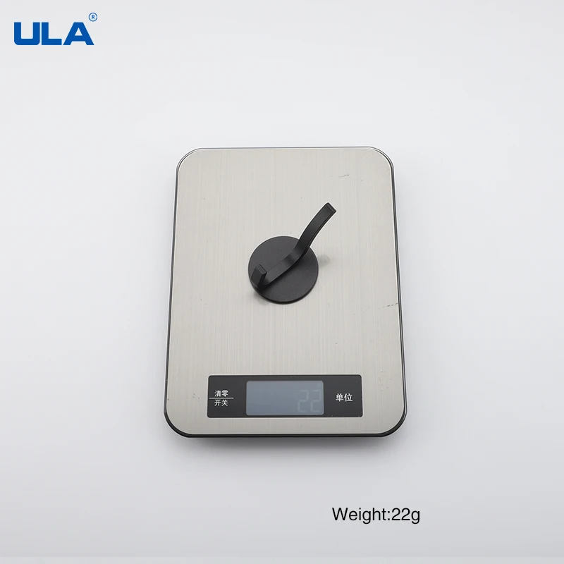 ULA Self Adhesive Wall Coat Rack Key Holder Rack Towel Hooks Clothes Rack Hanging Hooks Bathroom Accessories Space Saving