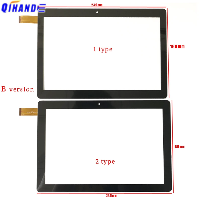 New Black Touch Screen For Innjoo F104 IJF104BLK TIME2 F104 3G Tablet PC Capacitive Touch Panel Repair Parts Touch Sensor Glass