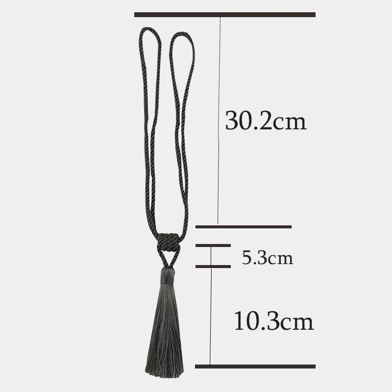 1Pc Room Accessories Tassel Curtain Tieback Fringe Handmade Curtain Tie Backs Hanging Ball Buckle Rope Curtains Holder Bandage
