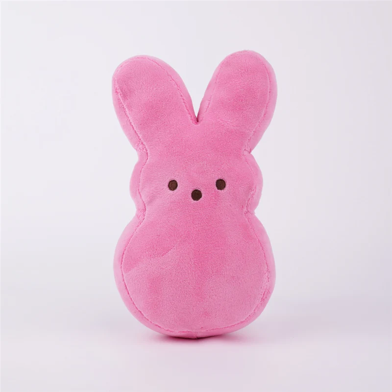 Conejo de peluche de 20cm para niños, Peeps, Peep, juguetes de Pascua, muñeco de peluche de simulación, almohada de conejo suave, regalos para