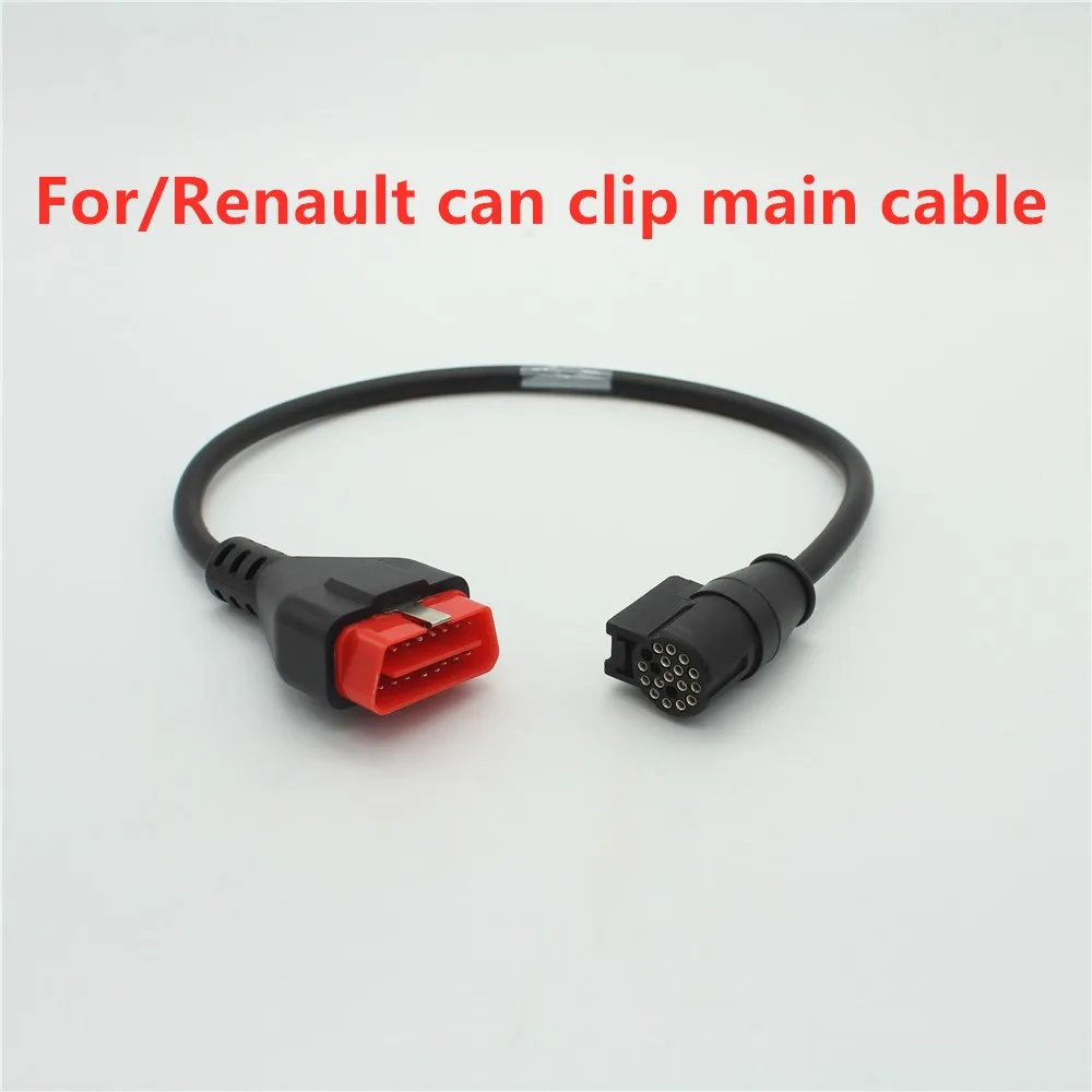 Acheheng Cables For Renault Can Clip Diagnostic Interface  Car OBD2 16PIN Diagnostics Auto Tool Automotiv OBD II main test cable