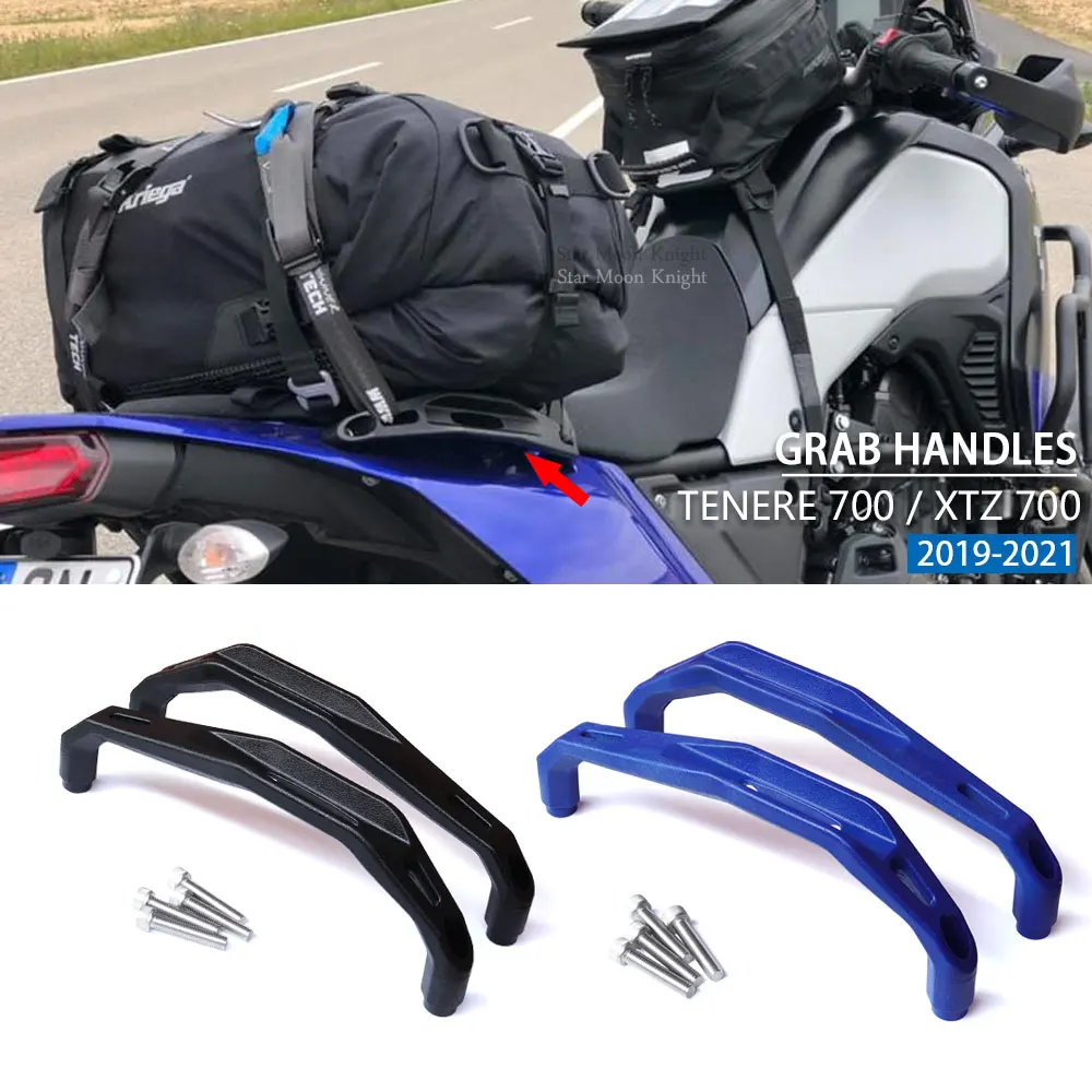 

tenere 700 Motorcycle Passenger Rear Grab Handles Seat Hand Grab Bar Rail For YAMAHA TENERE700 T7 T700 XT700Z XT 700 Z 2020 2021