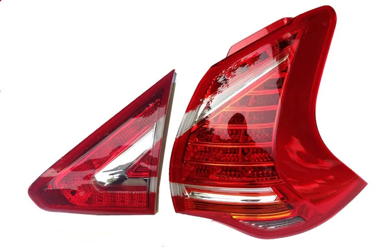 RQXR Led tail light brake lamp driving lights turn signal assembly for peugeot 3008