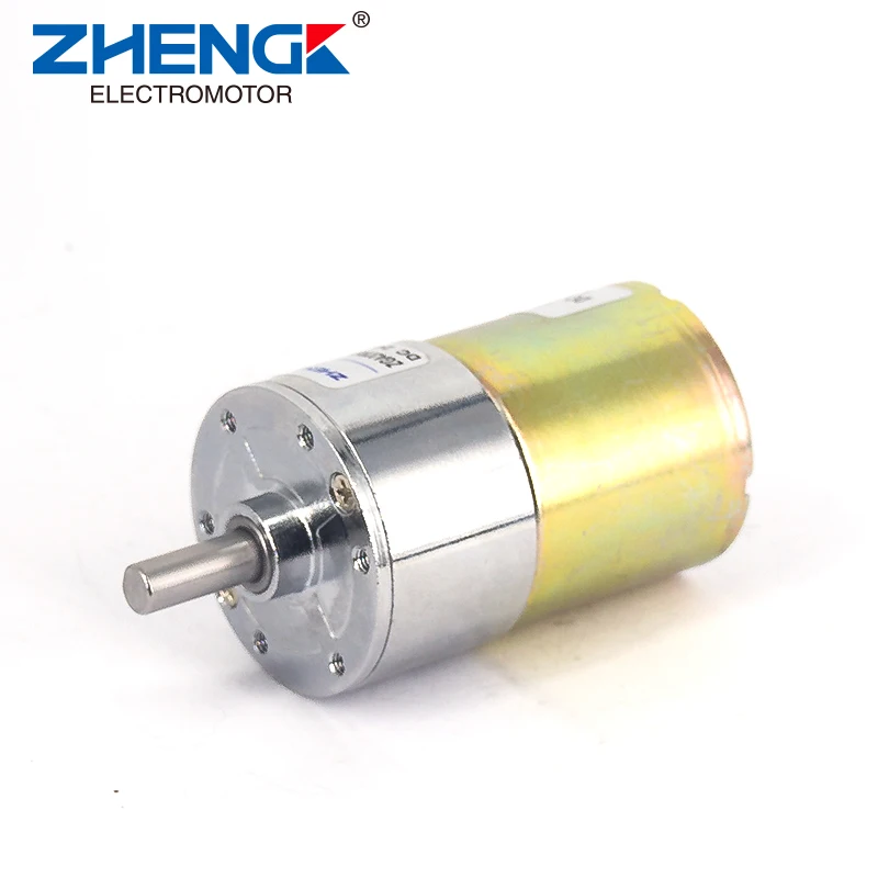 ZGA37RG miniature adjustable speed and reversing central axis 12 v and 24 v dc gear motor