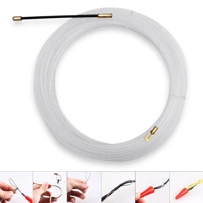 HOT Nylon Wire Cable Electrical Fish Tape Puller Extractor Guide Device for Electrician NDS66